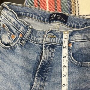 GAP Faded Blue High-Rise Jeans